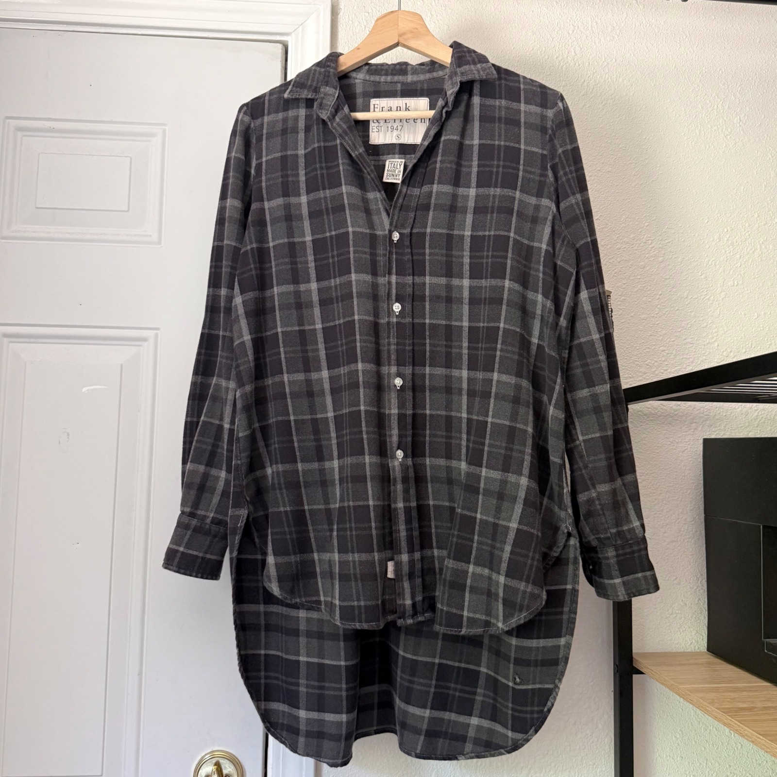 Frank & Eileen Grey Plaid Long Sleeve Button Up Shirt